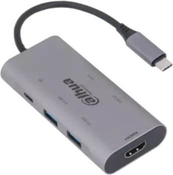 Адаптер Dahua DH-TC37, 3840x2160 (4K), USB Type-C, серый (DH-TC37)