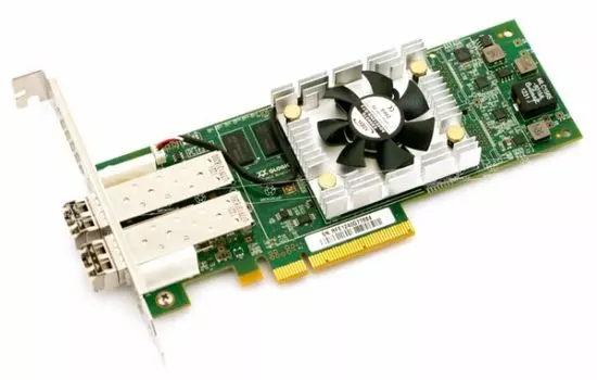Адаптер FC QLogic QLE2672, 2xLC, 16 Гб/с, PCI-Ex8, Retail (QLE2672-CK)