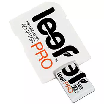 Адаптер Leef microSD/SD, белый (LFADP-00RW)