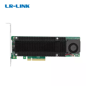 Адаптер LR-LINK, 2x NVMe M.2 SSD, PCI-Ex8 (LRNV9541-2IR) (2280max)