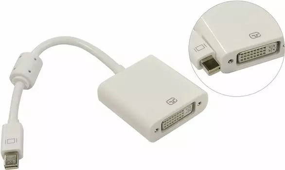 Кабель Mini DisplayPort(M)-DVI(M), белый Hama (H-53248)