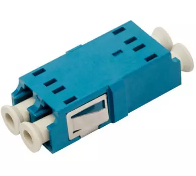 Адаптер оптический LC/LC UPC, дуплекс, одномодовый, синий LANMASTER LAN-2LC/S-AM-SM (LAN-2LC/S-AM-SM)