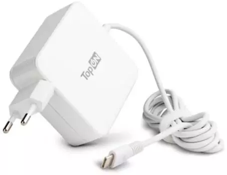 Адаптер питания ноутбука сетевой TopON TOP-AS100QW для ASUS, 100 Вт, 20 В, 5А, USB, белый (TOP-AS100QW)