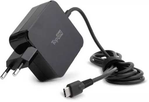 Адаптер питания ноутбука сетевой TopON TOP-AS45Q для ASUS, 45 Вт, 20 В, 2.25А, USB, черный (TOP-AS45Q)