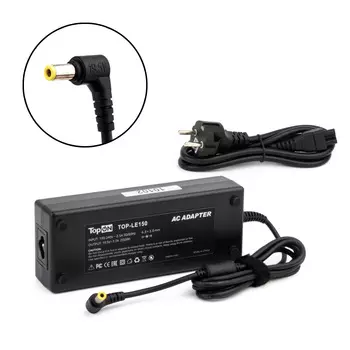 Адаптер питания ноутбука сетевой TopON TOP-LE150 для Lenovo, 150 Вт, 19.5 В, 7.7А, черный (TOP-LE150)