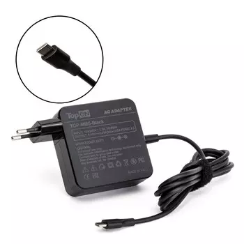 Адаптер питания ноутбука сетевой TopON TOP-MI65, 65 Вт, 3.25А, черный (TOP-MI65-Black)