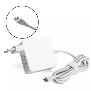 Адаптер питания ноутбука сетевой TopON TOP-MI65-White для Xiaomi, 65 Вт, 20 В, 3.25А, USB, белый (TOP-MI65-White)