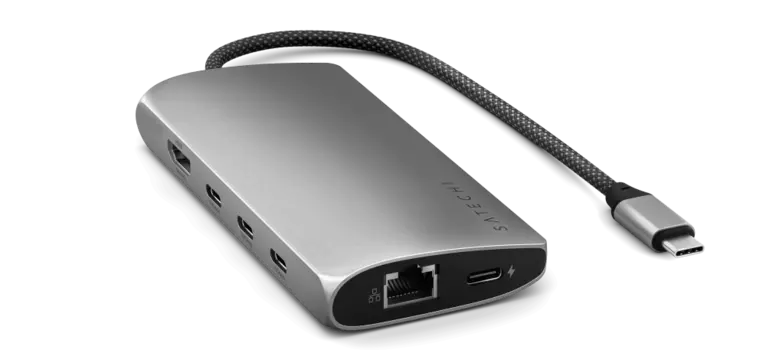 Адаптер Satechi ST-P8KEM, 7680x4320 (8K), USB Type-C, серый (ST-P8KEM)