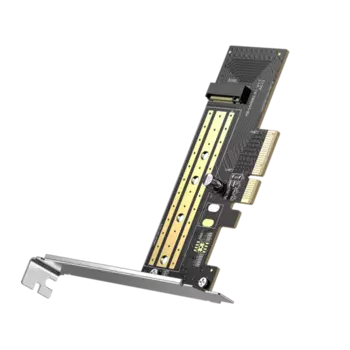 Адаптер Ugreen CM302, 1xM.2 NVMe PCI-E 3.0 4, черный (70503)