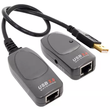 Удлинитель USB ATEN UCE260, 1xUSB 2.0-1xUSB 2.0, по витой паре до 60 м (UCE260-AT-G)