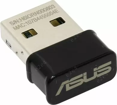 Адаптер Wi-Fi ASUS USB-AC53 Nano, 802.11a/b/g/n/ac, 2.4 / 5 ГГц, до 867 Мбит/с, USB (90IG03P0-BM0R10)
