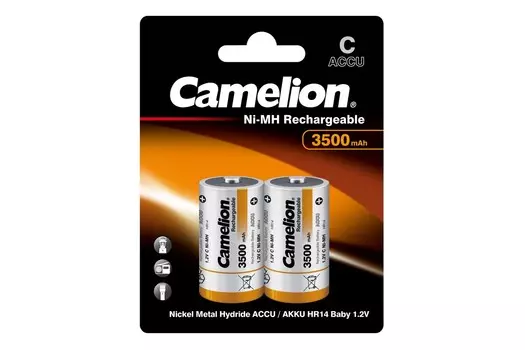 Аккумулятор Camelion NH-C3500BP2, HR14, 1.2V 3.5 А·ч, 2 шт
