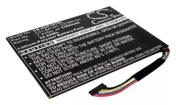 Аккумулятор CameronSino CS-AUF101SL, 7.4V, 3300mAh, Li-pol для Asus Eee Pad Transformer TF101, TF101G, TR101