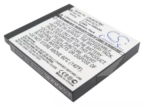 Аккумулятор CameronSino CS-BCK7MC/CS-BCK7MC, DMW-BCK7, DMW-BCK7E, NCA-YN101F, VW-BCK7, 700 мА·ч, 3.6V для Panasonic Lumix DMC-FH, FP, FS, FT, FX, S, SZ, TS Series