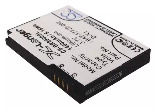 Аккумулятор CameronSino CS-BR8900SL для Blackberry Curve 8900, Storm 9500, 9530, 9530T, Storm 2 9520, 1400mAh