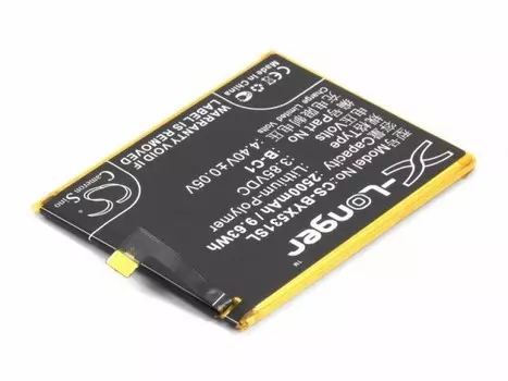 Аккумулятор CameronSino CS-BYX531SL для BBK VIVO Y53 (B-C1), Li-Pol, 2500, 3.85V (P104.00853)