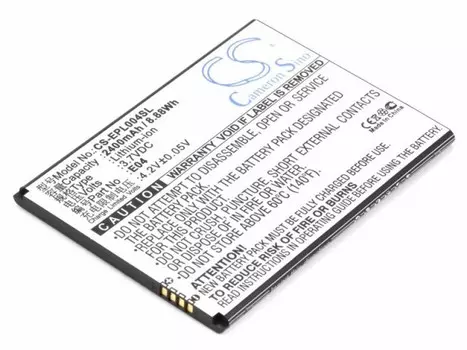 Аккумулятор CameronSino CS-EPL004SL для Bluboo X6, Elephone ECOO E04 (E04), Li-Ion, 2400, 3.7V (P104.00887)