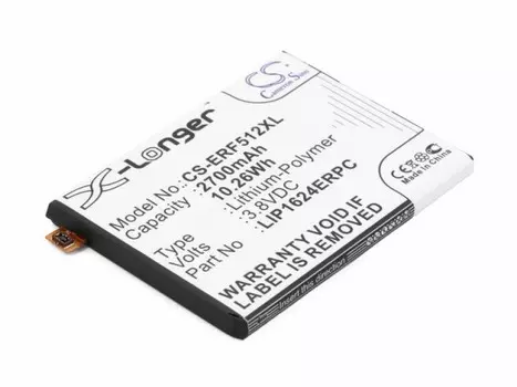Аккумулятор CameronSino CS-ERF512XL/LIP1621ERPC, LIP1624ERPC для Sony Xperia X, Li-Pol, 2700mAh, 3.8V (P104.00892)