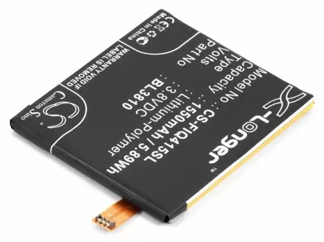 Аккумулятор CameronSino CS-FIQ415SL для Fly IQ4415 Quad ERA Style 3, 1550 (BL3810)