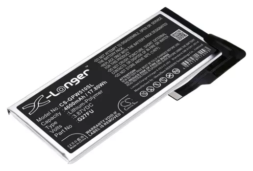 Аккумулятор CameronSino CS-GPW510SL/G27FU для Google Pixel 5A, Pixel 5A 5G, 3.87 В, 4600mAh