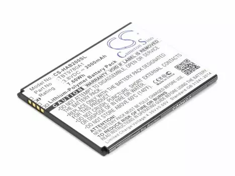 Аккумулятор CameronSino CS-HAB200SL для Highscreen Thor (B2000A), Li-Ion, 2000, 3.7V (P104.00958)