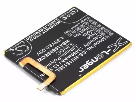 Аккумулятор CameronSino CS-HU1512SL для Huawei Nexus 6P, 3450 (HB416683ECW)