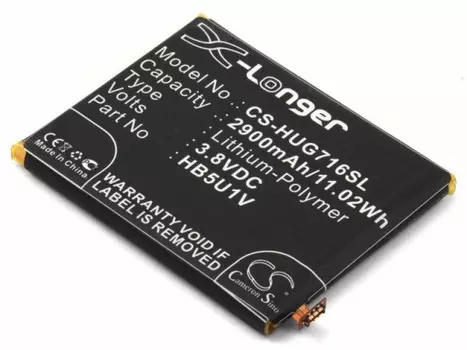 Аккумулятор CameronSino CS-HUG716SL для Huawei Ascend D2, 2900 (HB5U1V)