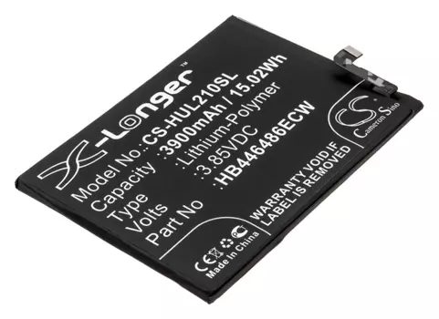 Аккумулятор CameronSino CS-HUL210SL/HUL210SL для Huawei Smart Z, STK-L21, Y9s 2019, P Smart Pro 2019, STK-L , Li-Pol, 3900mAh, 3,85V (P104.01609)