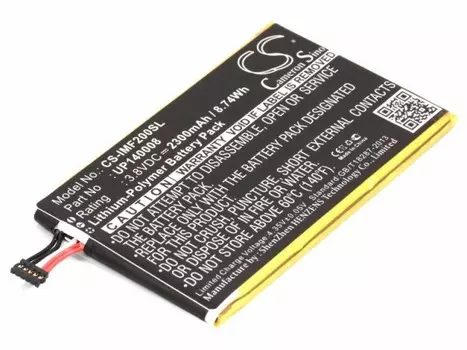 Аккумулятор CameronSino CS-IMF200SL/CS-IMF200SL для InFocus M2 (UP140008), Li-Pol, 2300, 3.8V (P104.01039)
