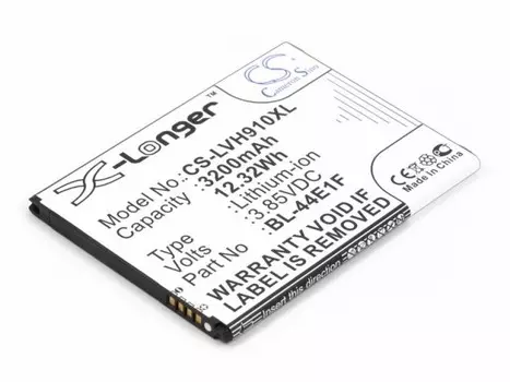 Аккумулятор CameronSino CS-LVH910XL/BL-44E1F для LG V20, Li-Ion, 3200, 3.85V (P104.01090)