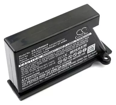 Аккумулятор CameronSino CS-LVR590VX, 2.6Ah 14.4V для LG VR5901LVM/VR5902LVM/VR5905LM, черный (CS-LVR590VX)