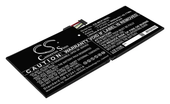 Аккумулятор CameronSino CS-MCP186SL, 7,57, 5650mAh, Li-pol для Microsoft Surface Pro 7, Surface Pro 7 1866