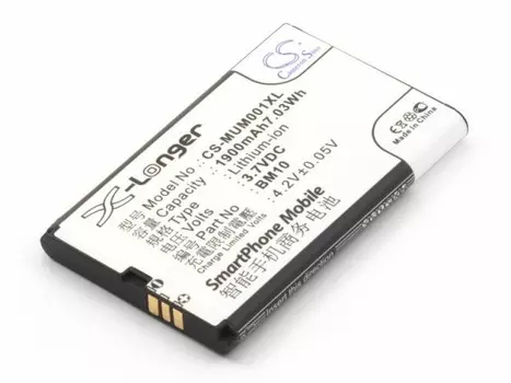 Аккумулятор CameronSino CS-MUM001X для Xiaomi MI-One Plus, Li-Ion, 1900mAh, 3.7V (P104.0112)
