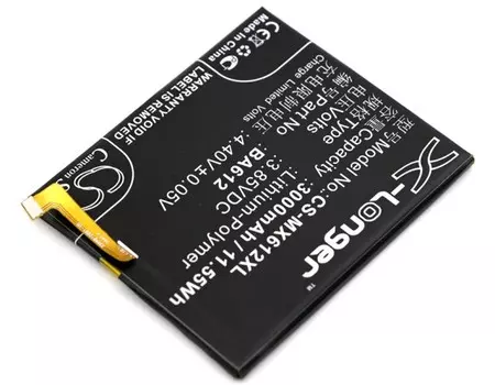 Аккумулятор CameronSino CS-MX612XL для Meizu M5s, 3000 (BMP-910)