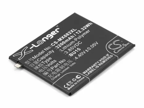 Аккумулятор CameronSino CS-MX682XL для Meizu U20 (BU15), Li-Pol, 3200, 3.85V (P104.01178)