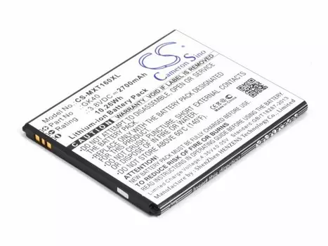 Аккумулятор CameronSino CS-MXT160XL для Motorola Moto G (4nd Gen), 2700 (P104.01202)