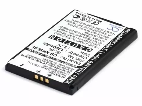 Аккумулятор CameronSino CS-NK5LSL для Nokia BL-5L, BP-5L, Li-Ion, 1300, 3.7V (P104.01231)