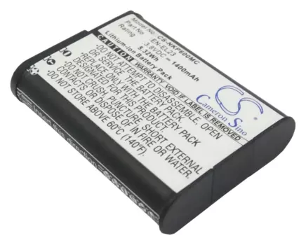 Аккумулятор CameronSino CS-NKP600MC/ EN-EL23, 1.4 А·ч, 3.8V для Nikon Coolpix P600, P900