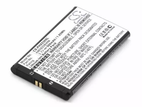 Аккумулятор CameronSino CS-PHX530SL для Philips Xenium 9@9q, X530 (AM0920BWM), Li-Ion, 500, 3.7V (P104.01303)