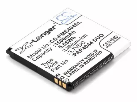 Аккумулятор CameronSino CS-PME404SL для Prestigio MultiPhone 4044 Duo (PAP4044), Li-Ion, 1500, 3.7V (P104.01316)