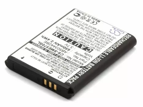 Аккумулятор CameronSino CS-SME570S для Samsung AB503442BA, AB503442BE, Li-Ion, 650mAh, 3.7V (P104.01359)