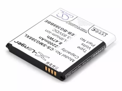 Аккумулятор CameronSino CS-SMG388XL для Samsung Galaxy Xcover 3, 2200 (P104.01366)