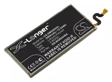 Аккумулятор CameronSino CS-SMG892SL/ EB-BG892ABA для Samsung Galaxy S8 Active, Galaxy S8 Active TD-LTE, SM-G892U, SM-G892A, 3.85V, 3.9 А·ч