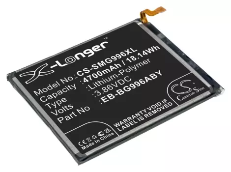Аккумулятор CameronSino CS-SMG996XL/EB-BG996ABY для Samsung Galaxy S21+, Galaxy S21+ 5G, SM-G996W, 3.86 В, 4700mAh