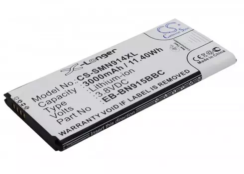 Аккумулятор CameronSino CS-SMN914XL для Samsung Galaxy Note Edge SM-N915 c NFC, Li-Ion, 3000, 3.8V (P104.00111)