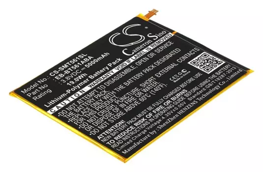 Аккумулятор CameronSino CS-SMT561SL, 3.8 В, 5 А·ч, Li-pol для Samsung Galaxy Tab E 9.6 SM-T561N