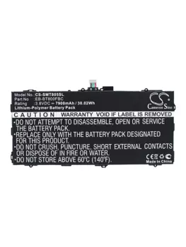 Аккумулятор CameronSino CS-SMT805SL, 3.8V, 7900mAh, Li-pol для Samsung Galaxy Tab S 10.5 SM-T805