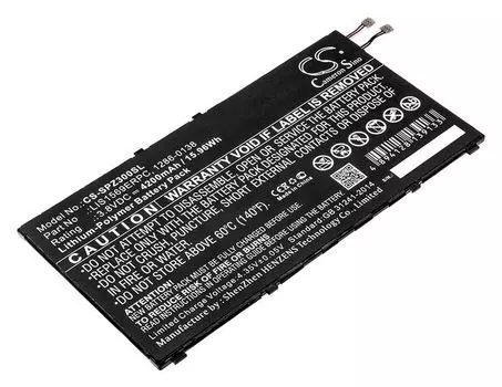 Аккумулятор CameronSino CS-SPZ300SL, 3.8V, 4.2 А·ч, Li-pol для Sony Xperia Z3 Tablet, Compact 8, SGP621, SGP611 (CS-SPZ300SL)