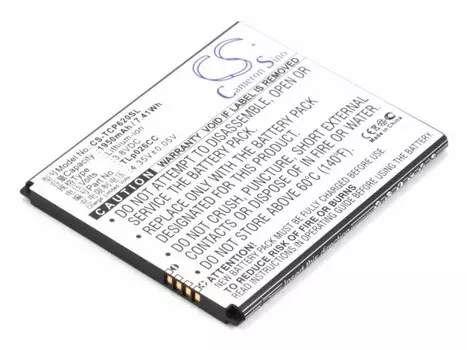 Аккумулятор CameronSino CS-TCP620SL для TCL ONO, P620M (TLp026CC), Li-Ion, 1950, 3.8V (P104.01417)