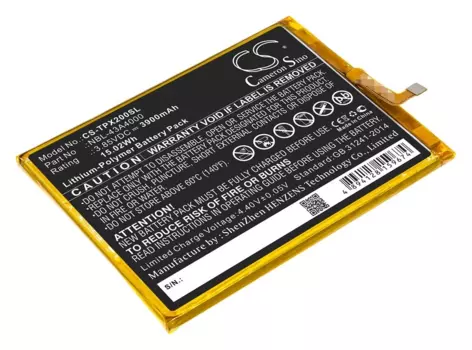 Аккумулятор CameronSino CS-TPX200SL/ NBL-43A4000 для TP-Link Neffos X20, Neffos X20 Pro, TP7071, TP9131A, 3.85V, 3.9 А·ч